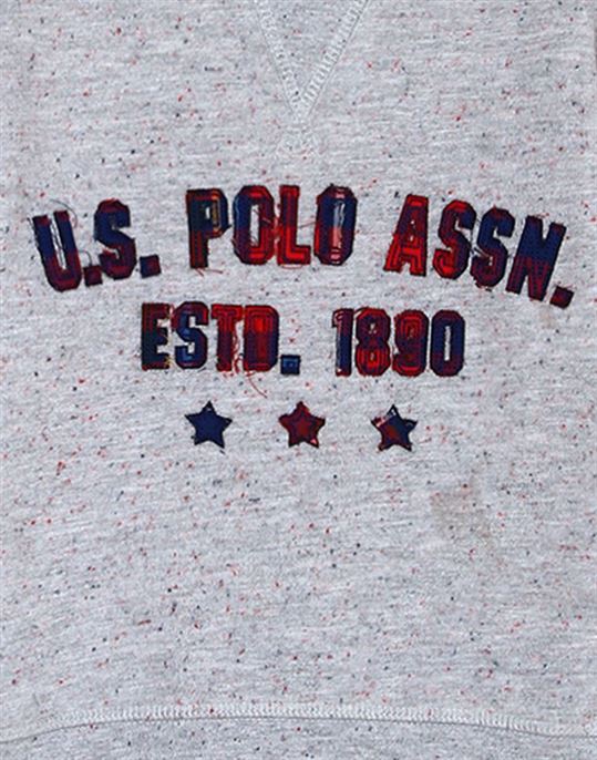 U.S. Polo Assn. Casual Wear Applique Boys Sweat Shirt